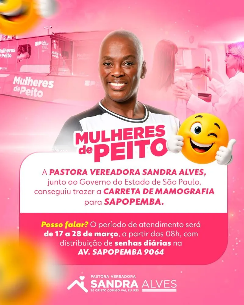 Carreta do programa Mulheres de Peito leva mamografia gratuita para mulheres de Sapopemba