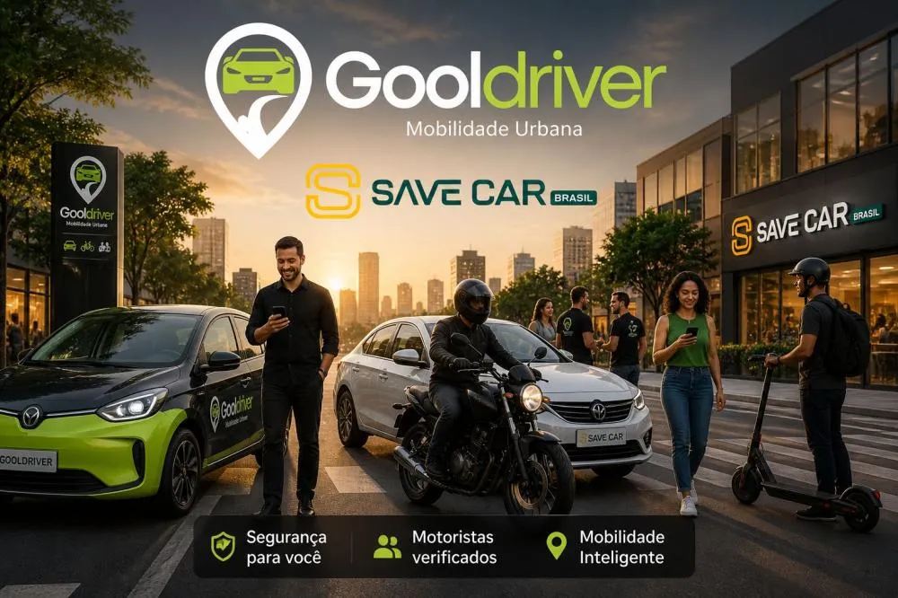 Gooldriver firma parceria estratégica com a Save Car Brasil e amplia benefícios para motoristas parceiros